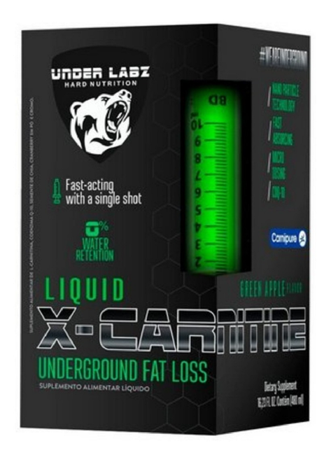 Suplemento Em Líquido Under Labz X carnitine L carnitina Sabor Maçã