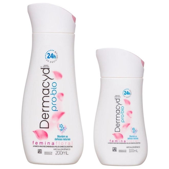 Kit Sabonete Líquido Íntimo Femina Dermacyd Dermacyd 200ml + 100ml