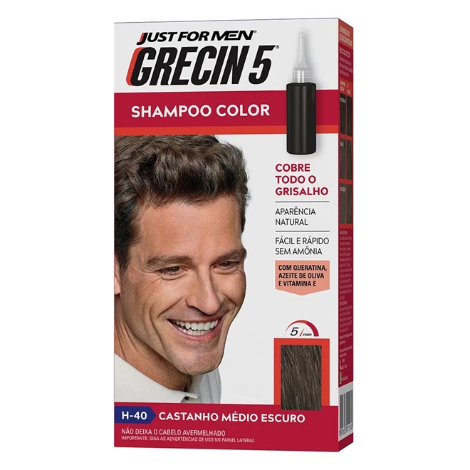 Grecin 5 Shampoo Tonalizante 60ml