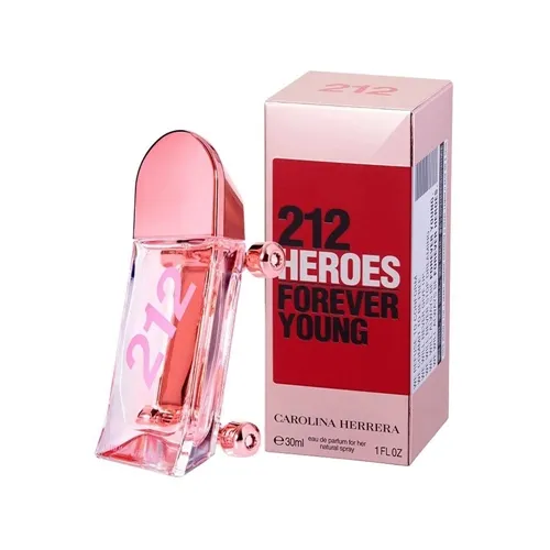 212 Heroes For Her Carolina Herrera Perfume Feminino Eau de Parfum-30 ml