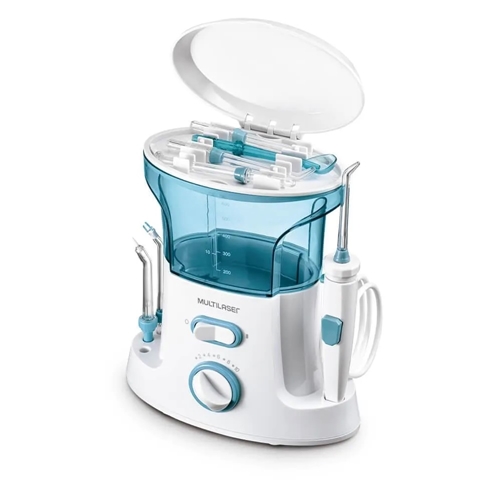 Irrigador oral Multilaser HC037 branco e azul 110V 220V