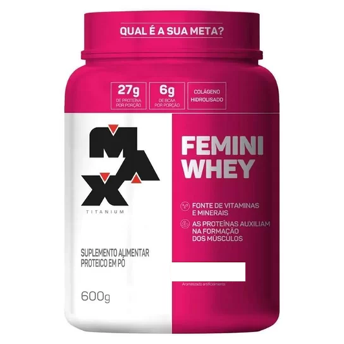 Femini Whey Protein Pote Max Titanium 600g