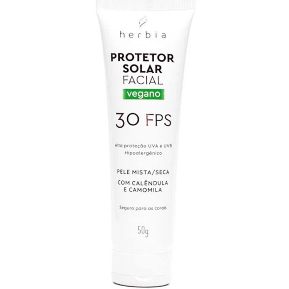 Protetor Solar Facial Vegano Fps Herbia G Pele Oleosa