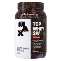 Max Titanium Top Whey 3w Mais Sabor 900g