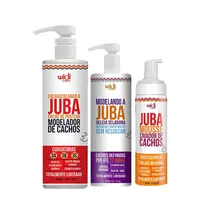 Widi Care Kit Encaracolando Juba 500ml + Juba Mousse 200ml  + Modelando Juba 300g