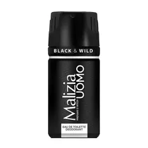 Desodorante Malizia Uomo Black E Wild Masculino 150ml