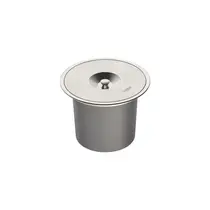 Tramontina 94518/000 lixeira embutir para cozinha cor metálico