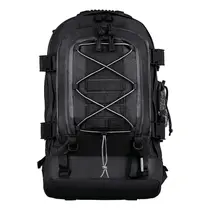 Mochila táctica militar Invictus Duster Preta 50 Litros cor preto tecido Liso
