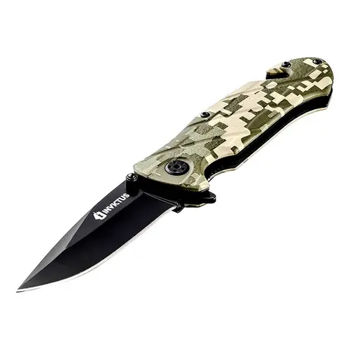 Invictus Squad canivete tático militar camuflado caça tatica