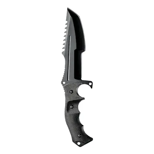 Faca Invictus Black Falcon Militar C/ Bainha Tatica Invictus Cor Preto