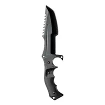 Faca Invictus Black Falcon Militar C/ Bainha Tatica Invictus Cor Preto