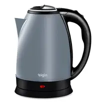 Chaleira Elétrica Inox Elgin Sem Fio 1,8 L Cinza Lunar 110v