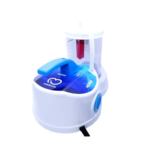 Aspirador Portátil de Sangue e Saliva Medicate MD100 Cor Branco 110V/220V