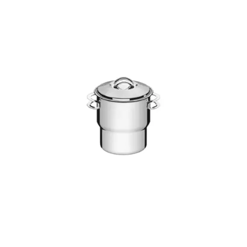 Cuscuzeira Tramontina Solar 14 cm 2,2 L em Aço Inox com Alças e Tampa 62519/140