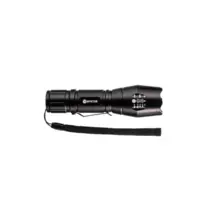 Lanterna Tática Storm T6 Zoom Com Carregador Pilha Invictus