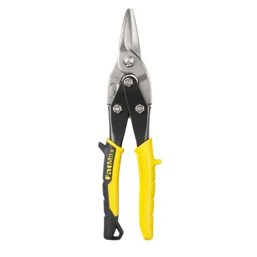 Tesoura de Aviação Fatmax Reta Stanley Modelo 14-563 Corte Alumínio Vinil Cobre e Couro