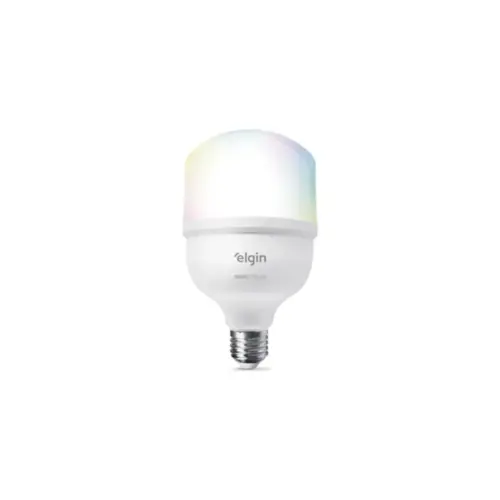Lâmpada Led Rgb Bulbo 30w Inteligente Smart Wi-fi Wifi Elgin