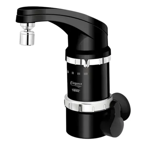 Torneira Eletrica Fame 4t Elegance Preta 5400w Parede