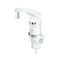 Torneira Elétrica 4t Elegance Branca Bancada Fame Acabamento Cromado Cor Branco