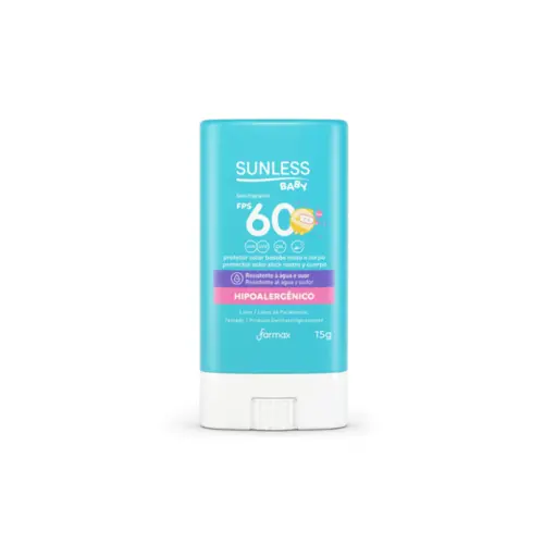 Protetor Solar Sunless Baby 60fps Bastão Resistente A Água