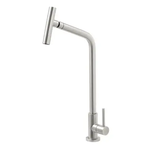 Torneira Mesa Cozinha Tramontina Versa Bica Articulada Acabamento Scotch brite 94520/024