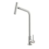 Torneira Mesa Cozinha Tramontina Versa Bica Articulada Acabamento Scotch brite 94520/024