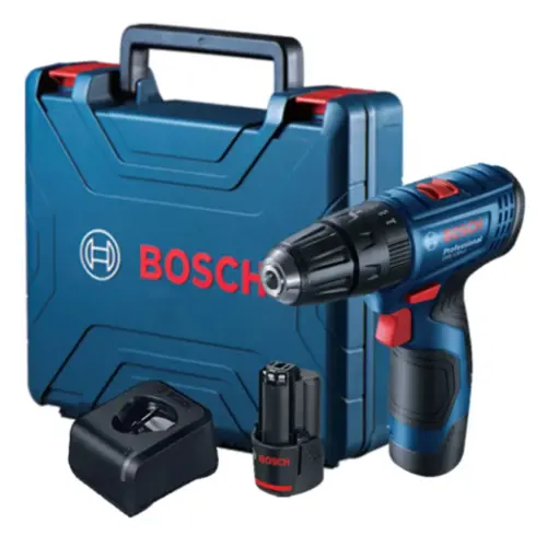 Furadeira Parafusadeira 12v Impacto Gsb 120-li Bosch + Kit 110v/220v