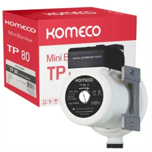 Bomba Pressurizador De Água Komeko Tp80 G4 248w Potencia