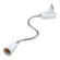 Soquete Flexível E27 Adaptador Lâmpada Tomada Haste Top Branco