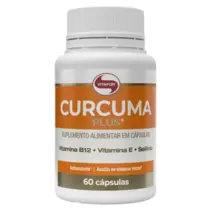 Cúrcuma Plus Suplemento Alimentar 60 Cápsulas Vitafor