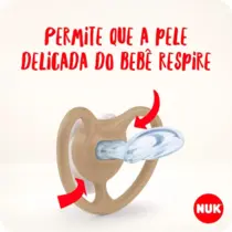 Chupeta com bico em silicone space 0 a 6 meses NUK