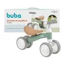 Bicicleta De Equilíbrio 4 Rodas Buba