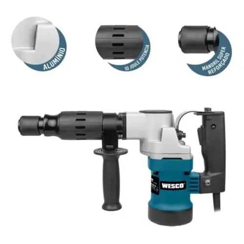 Martelete Perfurador Rompedor 1100w 10j Ws3203k Wesco
