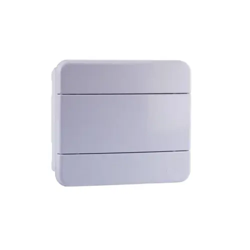 Quadro Distribuição 8 Disjuntores com Barramento DIN BR - Sobrepor