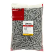 500 Buchas S8 Nylon Concreto Alvenaria - Fischer