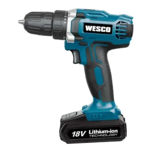 Parafusadeira Furadeira Bateria 18v 3/8 WS2972 Wesco Cor Azul-turquesa 110V/220V