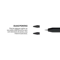 Caneta Pencil Para iPad Com Rejeição de Palma 1.0mm Wb