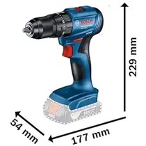 Furadeira Parafusadeira Impac 18v Gsb 185-li Bosch Cor Azul 110V/220V 2 Bateria
