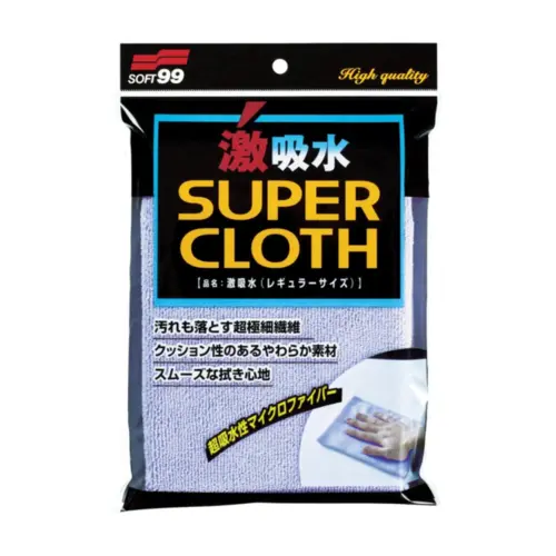 Toalha Pano De Microfibra Alta Absorção Super Cloth Soft99 Cor Neutra