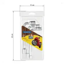Chave para tubos Tramontina com acabamento cromado 42808/103