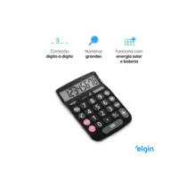 Calculadora De Mesa 8 Dígitos Mv4133 Elgin