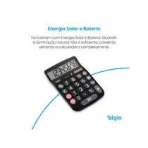 Calculadora De Mesa 8 Dígitos Mv4133 Elgin