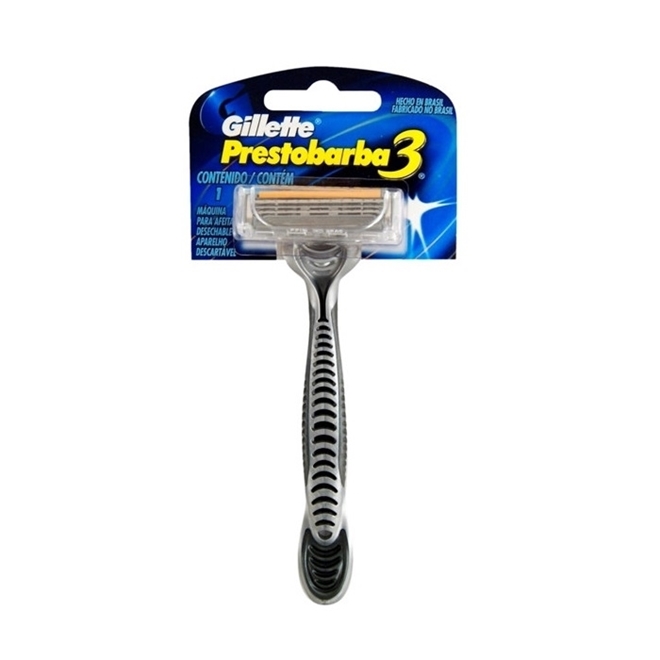 Aparelho De Barbear Gillette Prestobarba Cinza Ultragrip 3