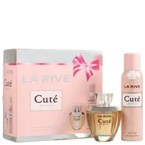 Coffret Cuté Woman La Rive Feminino Eau de Parfum 100ml + Desodorante 150ml