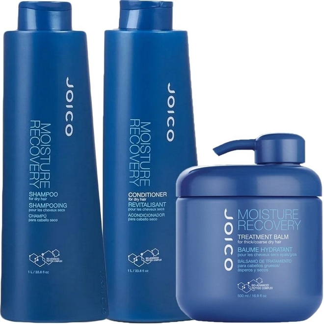 Kit Moisture Recovery Shampoo e Condicionador 1 Litro + Máscara 500ml