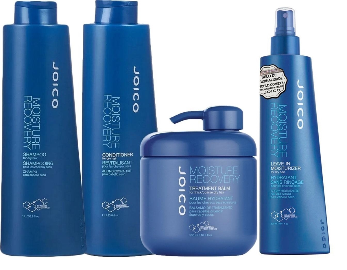 Kit Moisture Recovery Shampoo E Condicionador 1 Litro Máscara 500mljoico Moisture Recovery 8877