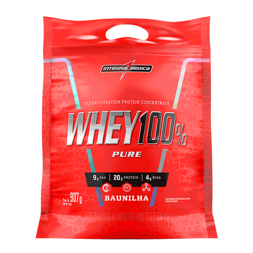 Whey Protein 100% Pure Integral Medica Sachê 907g