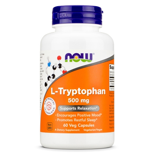 L-tryptophan 500mg Now Supplements